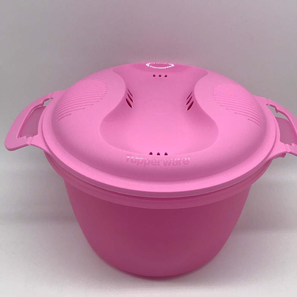 Tupperware Microwave Rice Cooker Pink Large - Picture 9 of 16